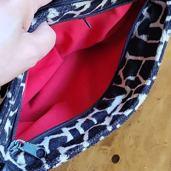 Kate Spade New York Leather Trimmed Animal Print Shoulder Bag - Picture 6 of 11